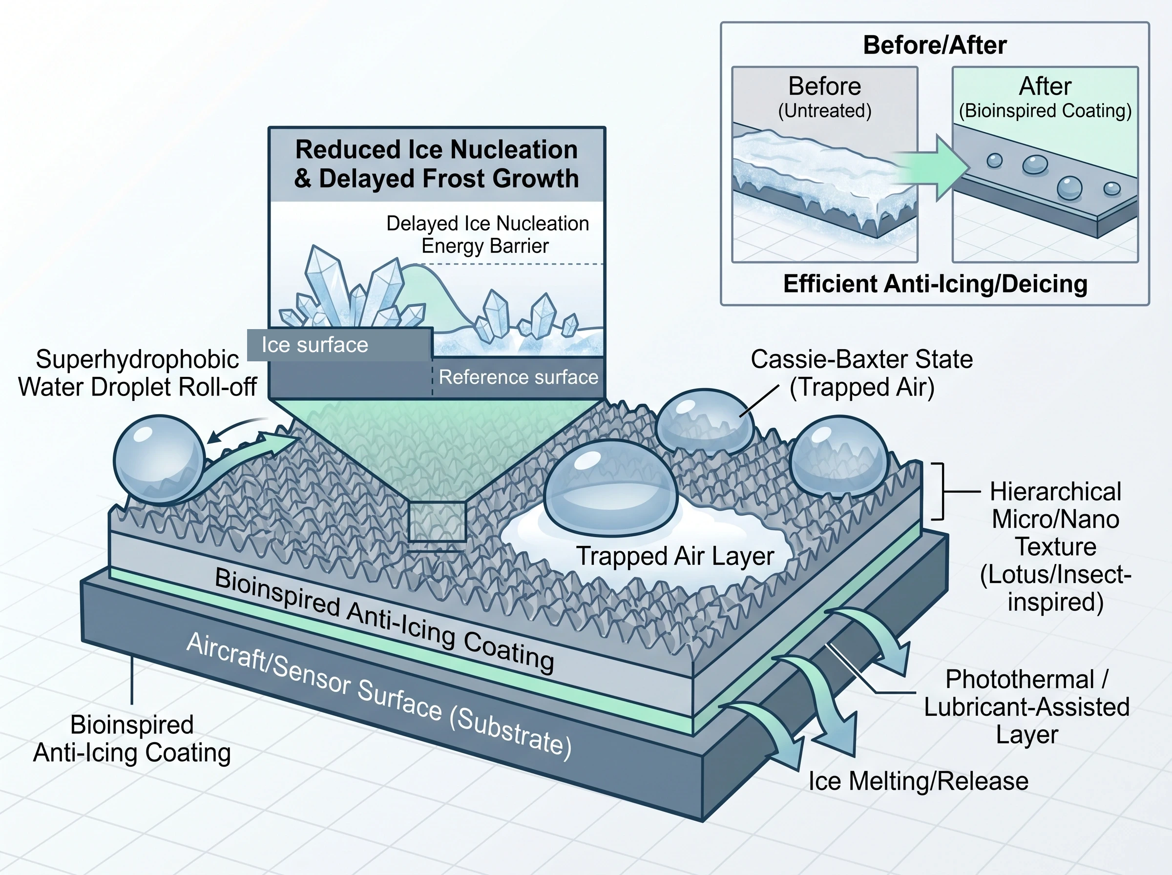 Bioinspired Anti-Icing Coating