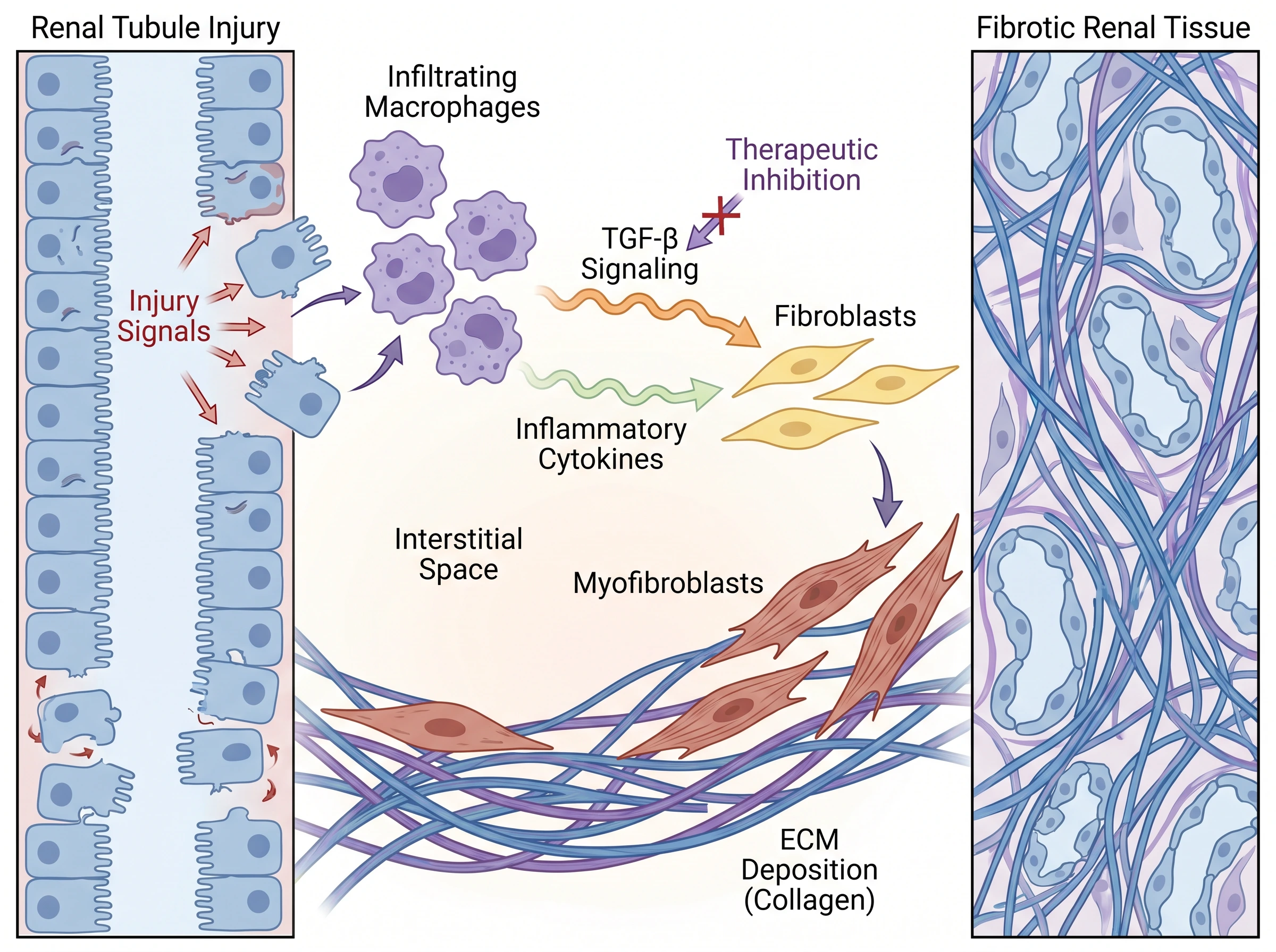 Kidney Fibrosis Macrophage-Fibroblast Axis