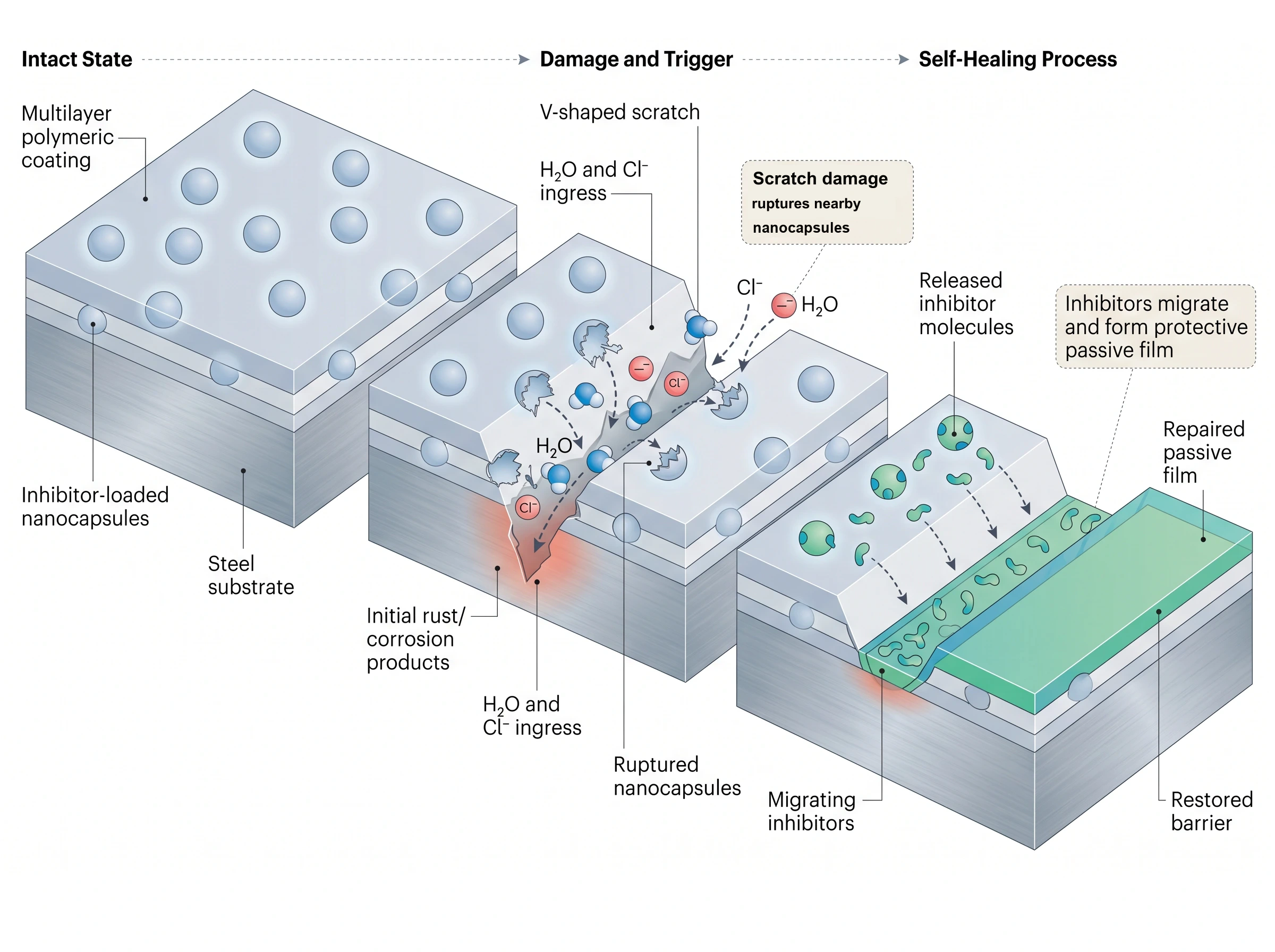 Self-Healing Anticorrosion Coating